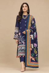 03 PCS LUXURY LAWN EMBROIDERY
