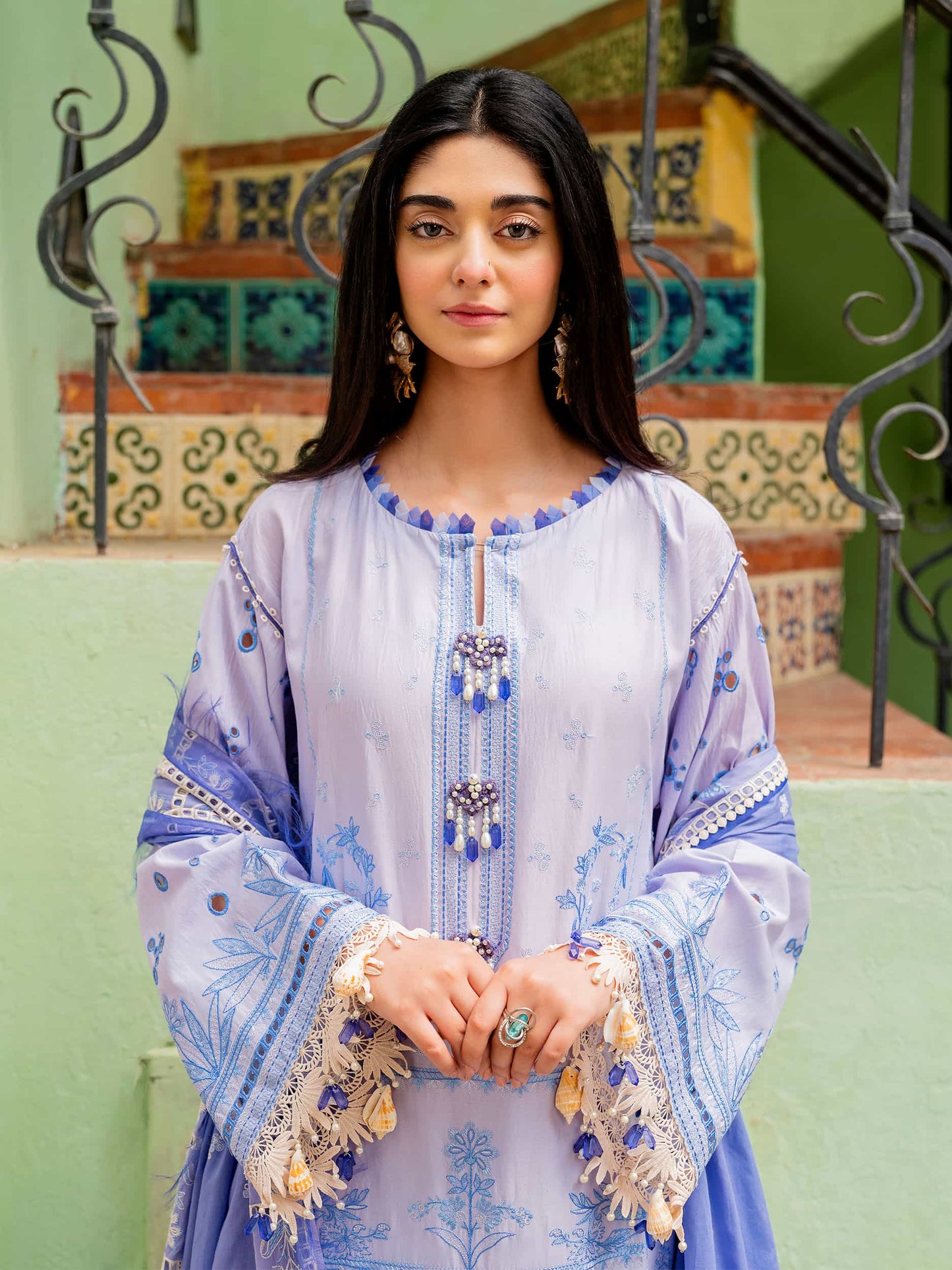 Embroidered Suit - Rabazka