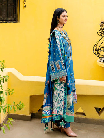 Printed and Embroidered Suit - Rabazka