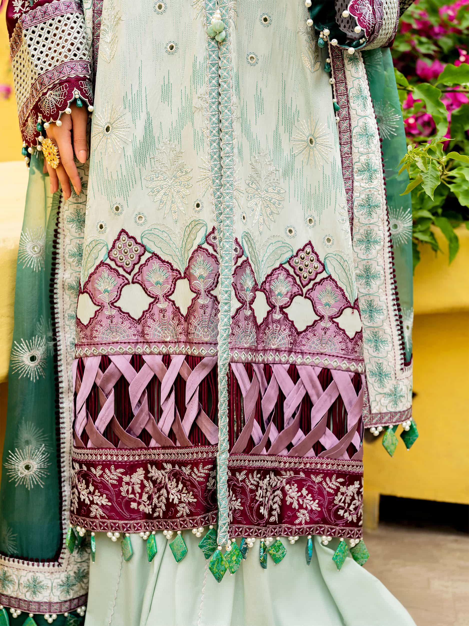 Embroidered Suit - Rabazka